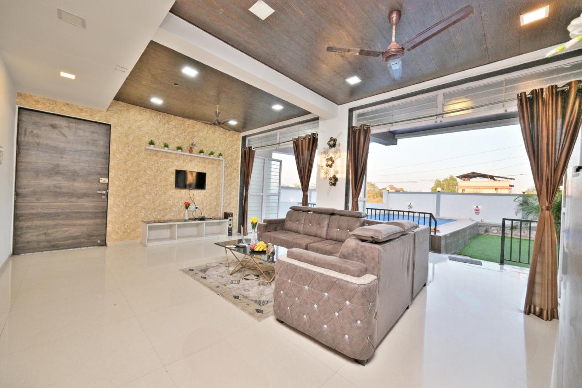 Ll Empyrean Stay Ll 4Bhk Ll Ac Ll Pool Ll Mystical Stone Villa Ll Lonavala Extérieur photo