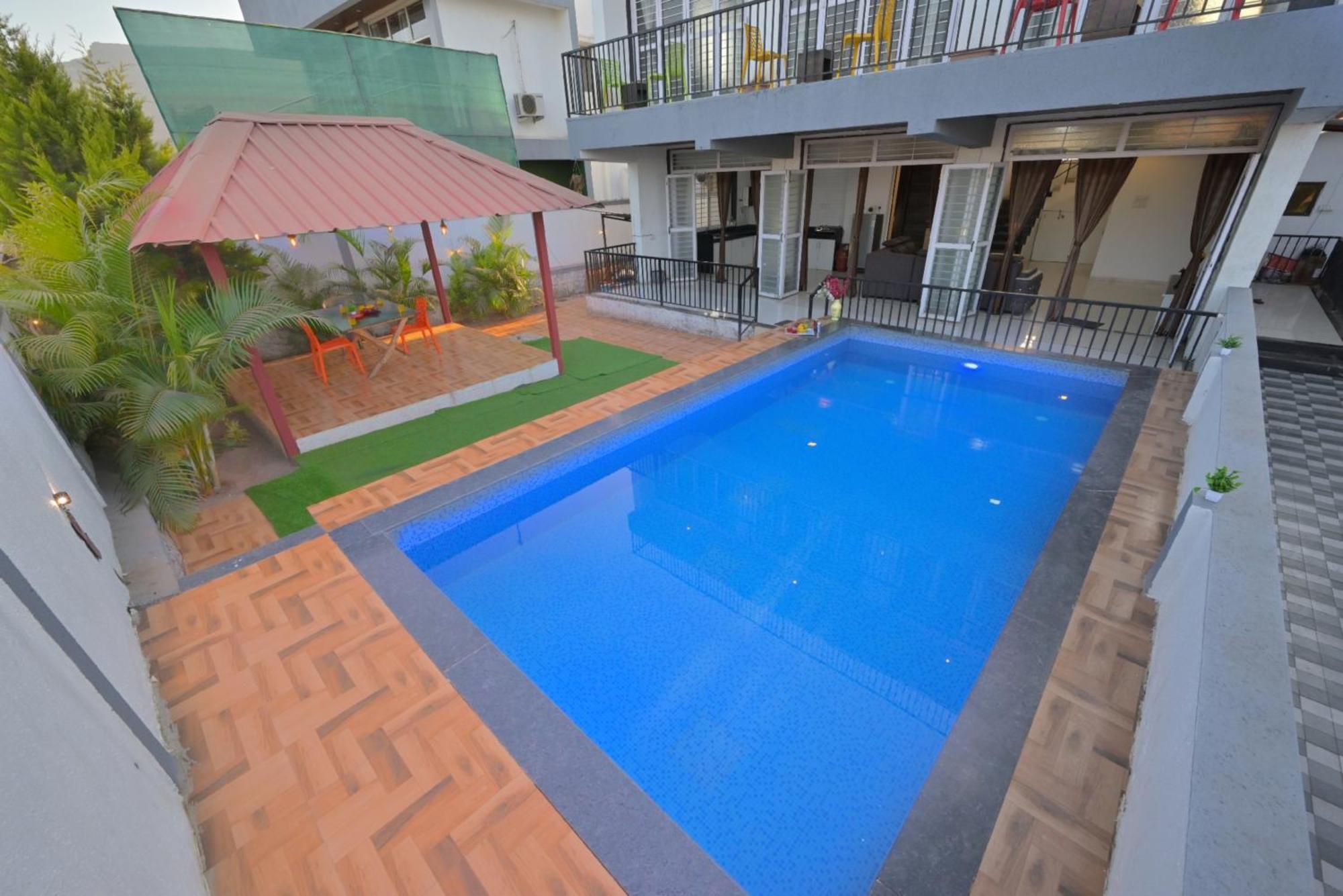 Ll Empyrean Stay Ll 4Bhk Ll Ac Ll Pool Ll Mystical Stone Villa Ll Lonavala Extérieur photo