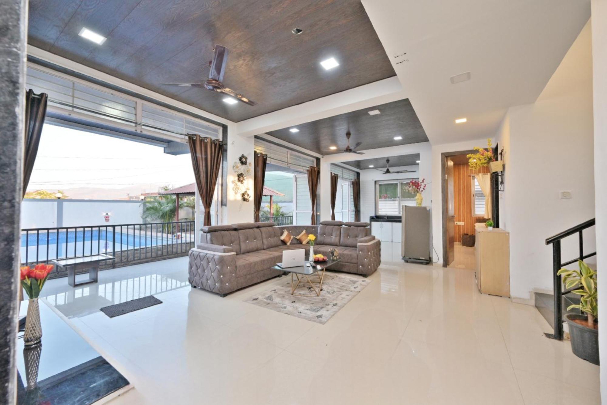 Ll Empyrean Stay Ll 4Bhk Ll Ac Ll Pool Ll Mystical Stone Villa Ll Lonavala Extérieur photo